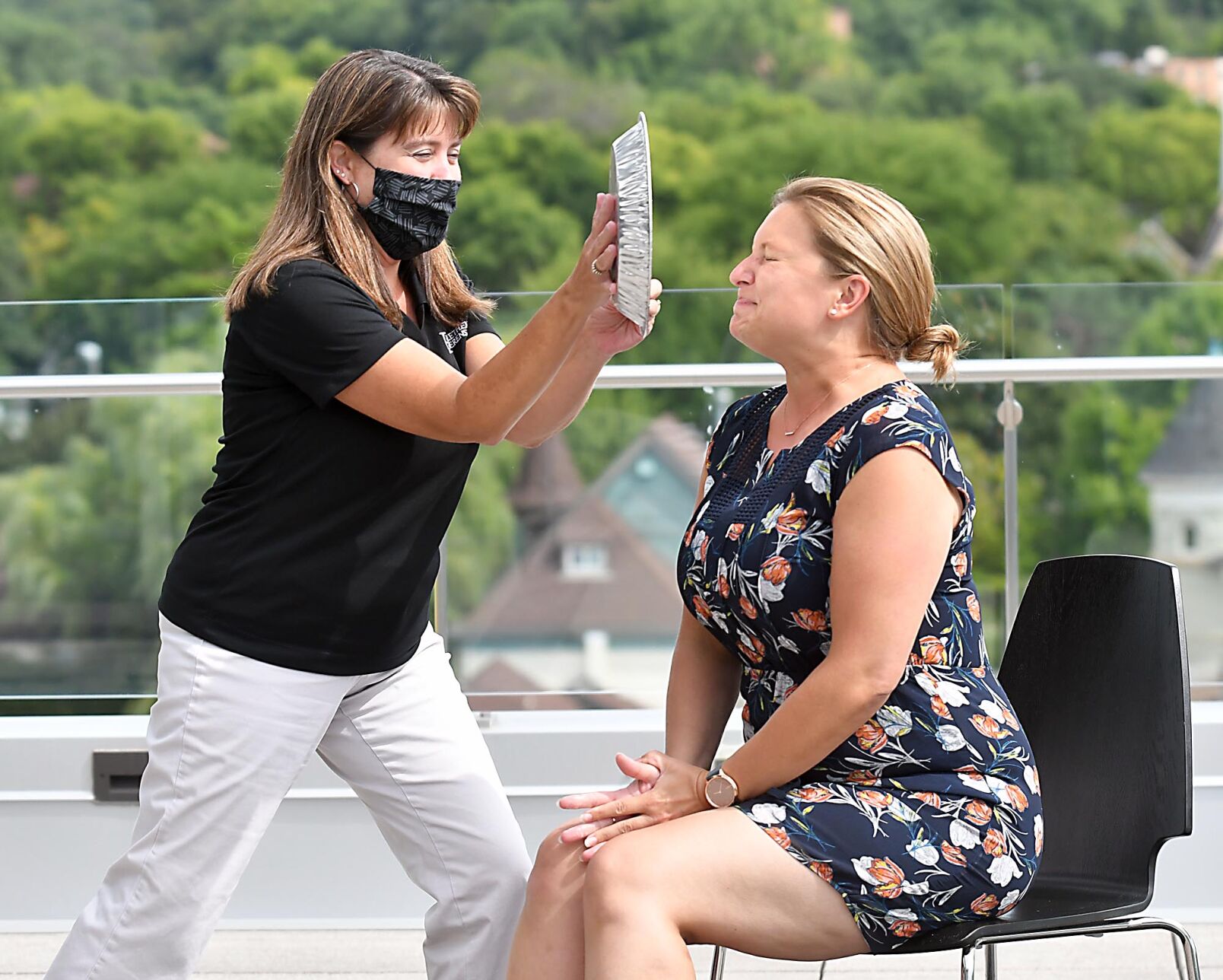 Pie in the face for charity 1